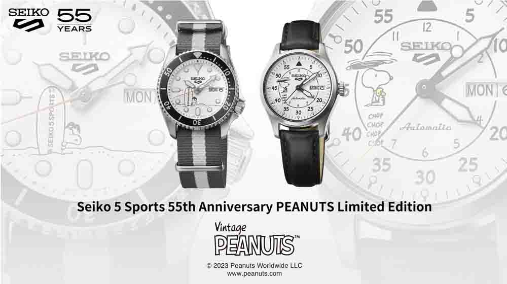 seiko 5 sport peanuts